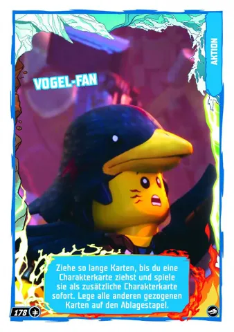 NINJAGO Trading Card Game (German) Series 10 - # 178 Vogel-Fan