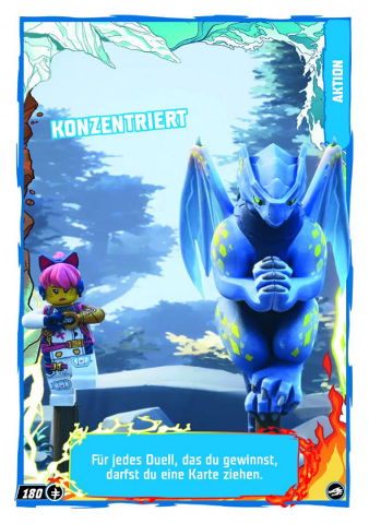 NINJAGO Trading Card Game (German) Series 10 - # 180 Konzentriert
