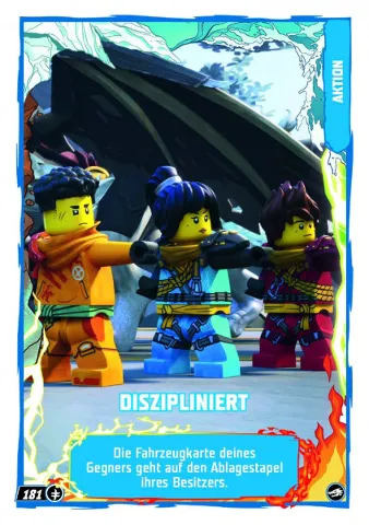 NINJAGO Trading Card Game (German) Series 10 - # 181 Diszipliniert