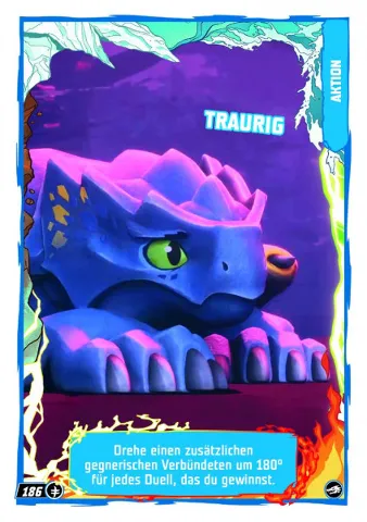 NINJAGO Trading Card Game (German) Series 10 - # 186 Traurig