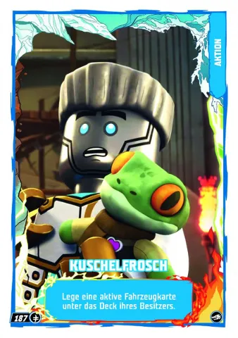 NINJAGO Trading Card Game (German) Series 10 - # 187 Kuschelfrosch