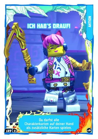 NINJAGO Trading Card Game (German) Series 10 - # 189 Ich hab's drauf!