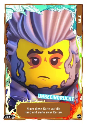 NINJAGO Trading Card Game (German) Series 10 - # 194 Unbeeindruckt