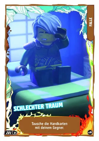 NINJAGO Trading Card Game (German) Series 10 - # 201 Schlechter Traum