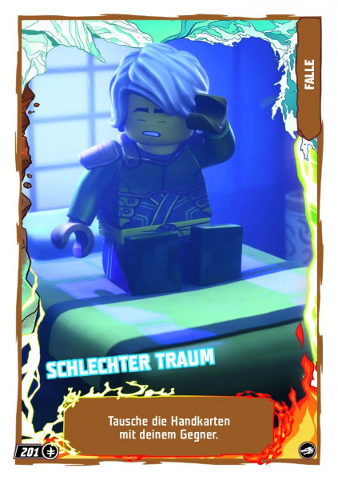 NINJAGO Trading Card Game (German) Series 10 - # 201 Schlechter Traum