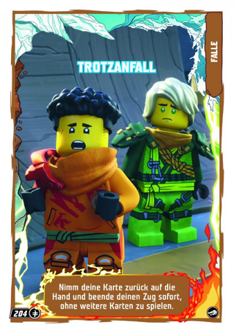 NINJAGO Trading Card Game (German) Series 10 - # 204 Trotzanfall