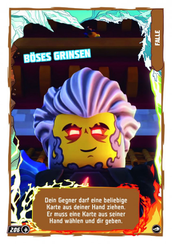 NINJAGO Trading Card Game (German) Series 10 - # 206 Büses Grinsen