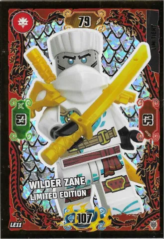NINJAGO Trading Card Game (German) Series 10 - # LE11 Wilder Zane Limited Edition