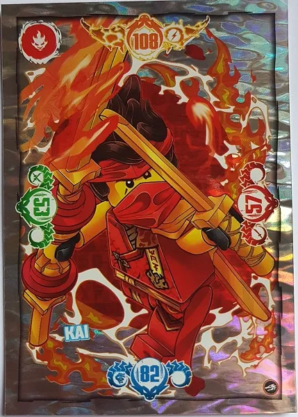 NINJAGO Trading Card Game (German) Series 10 - Kai (Oversize XXL)