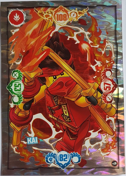 NINJAGO Trading Card Game (German) Series 10 - Kai (Oversize XXL)