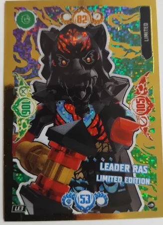 NINJAGO Trading Card Game (English) Series 10 - # LE3 Leader Ras Limited Edition
