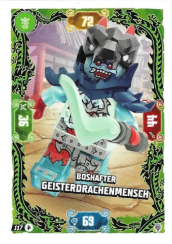 NINJAGO Trading Card Game (German) Series 11 - # 117 Boshafter Geisterdrachenmensch