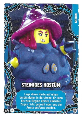 NINJAGO Trading Card Game (German) Series 11 - # 181 Steiniges Kostüm