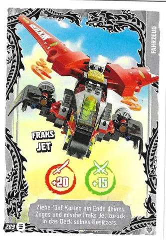 NINJAGO Trading Card Game (German) Series 11 - # 209 Fraks Jet