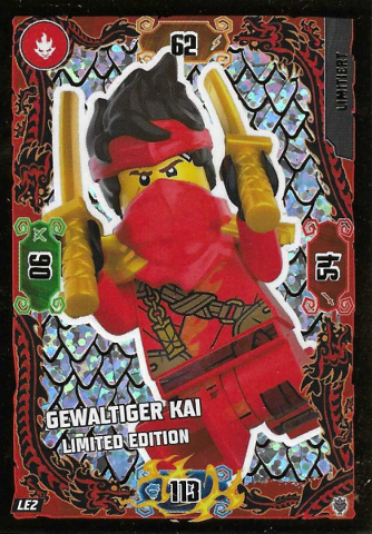 NINJAGO Trading Card Game (German) Series 11 - # LE2 Gewaltiger Kai Limited Edition