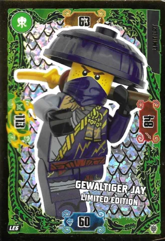 NINJAGO Trading Card Game (German) Series 11 - # LE6 Gewaltiger Jay Limited Edition
