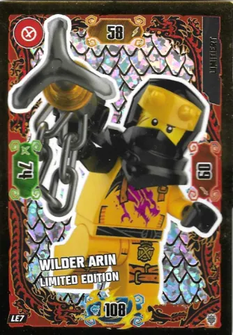 NINJAGO Trading Card Game (German) Series 11 - # LE7 Wilder Arin Limited Edition