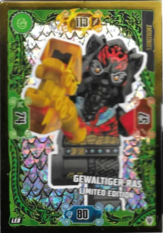 NINJAGO Trading Card Game (German) Series 11 - # LE8 Gewaltiger Ras Limited Edition