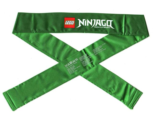 Headgear, Headband Green, NINJAGO Large Logo Pattern