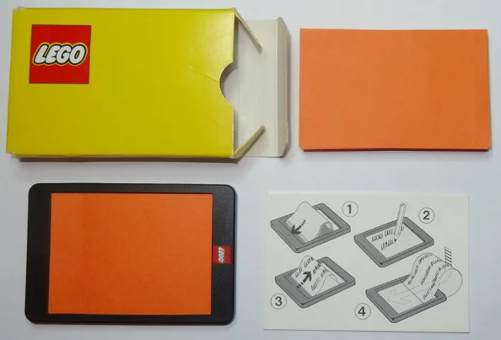 Memo Pad Holder for Pop Up Notes, LEGO Logo Pattern