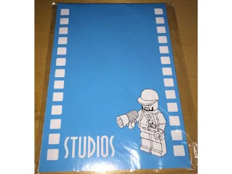 Notepad, Studios with Director Minifigure Pattern