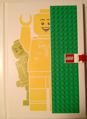Notebook, Baseplate Cover with Lego Logo Clasp