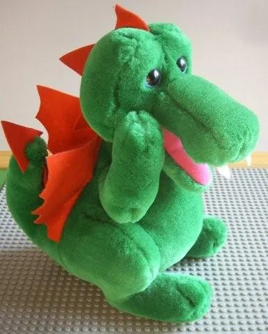 Dragon Plush, Ollie - Felt Wings