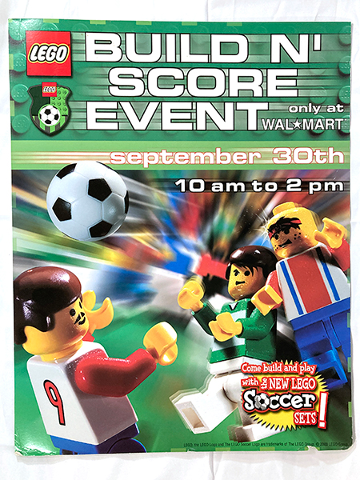 Soccer Poster, Walmart Build N' Score Event