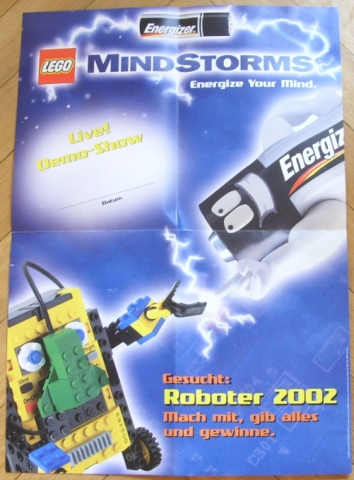 Mindstorms Poster, RCX Energize Your Mind