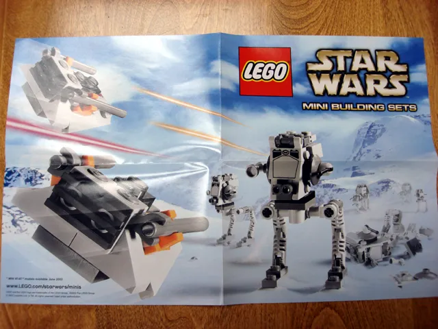 Star Wars Mini AT-ATs and Snowspeeders Poster