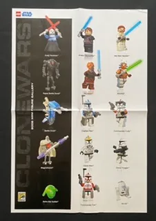 Star Wars Poster SDCC 2008 Clone Wars Minifigure Gallery (Double Sided)