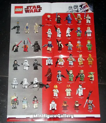 Star Wars 2009 Minifigure Gallery Poster, Version 2