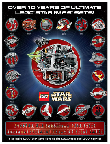 Star Wars Over 10 Years of Ultimate LEGO Star Wars Sets Poster