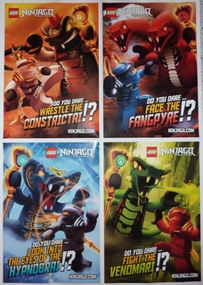 NINJAGO Poster 2012 - Constrictai / Fangpyre / Hypnobrai / Venomari