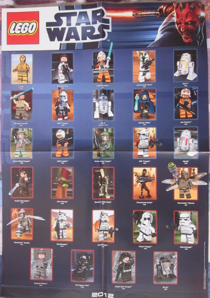 Star Wars 2012 Minifigure Gallery Poster (6003019)