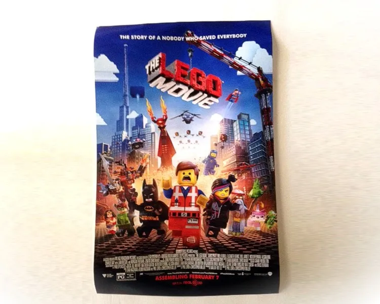 The LEGO Movie Poster - The Story of a Nobody who Saved Everybody
