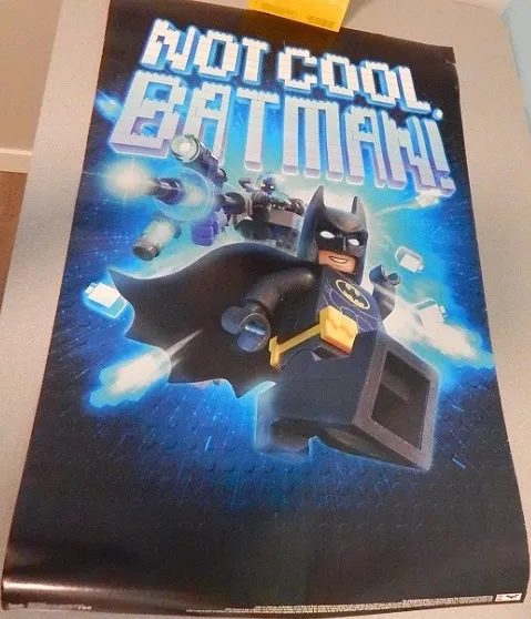 The LEGO Batman Movie Poster - Not Cool. Batman!