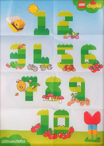 Duplo Poster, Learning Numbers (6225233)