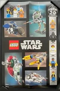 Star Wars 2019 20th Anniversary Poster (Sets & Minifigures with A-Z on rear) (US Exclusive)