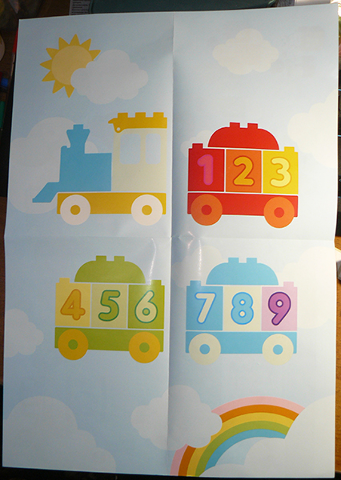 Duplo Poster, Number Train (6380036)