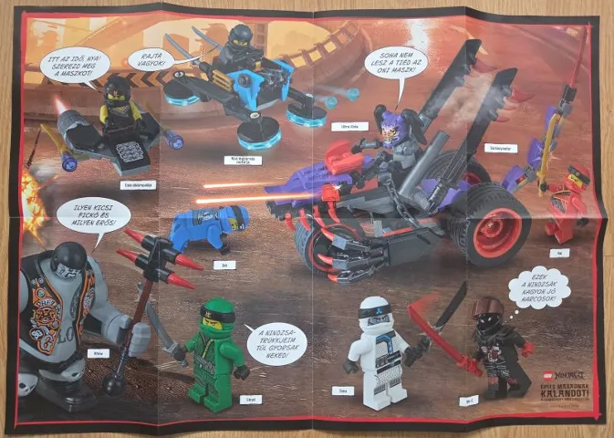 NINJAGO Poster 2021 - Építs magadnak Kalandot! - A Legnagyobb Nindzsacsaták (Hungarian)