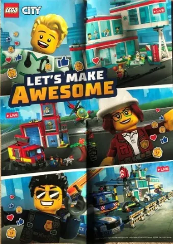 City Poster, Let's Make Awesome, Double Sided