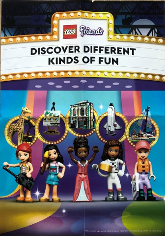 Friends Poster, Discover Different Kinds Of Fun, Double Sided