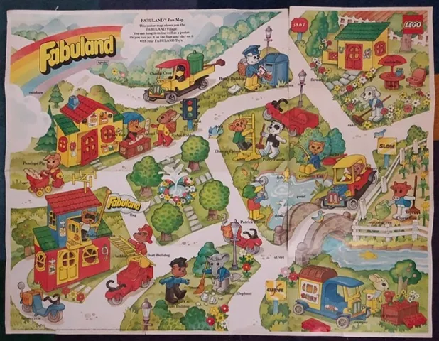 Fabuland Poster, Fun Map