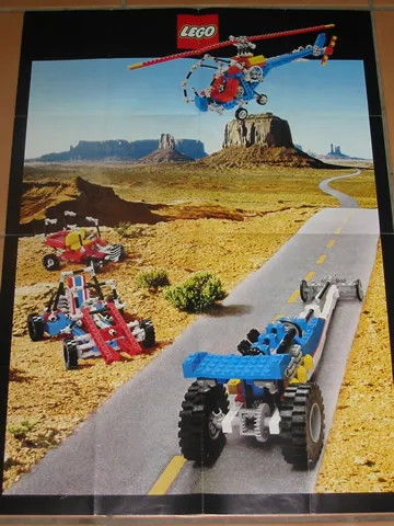 Technic Poster 1983 - (Sets 8847, 8844, 8841, 8845)