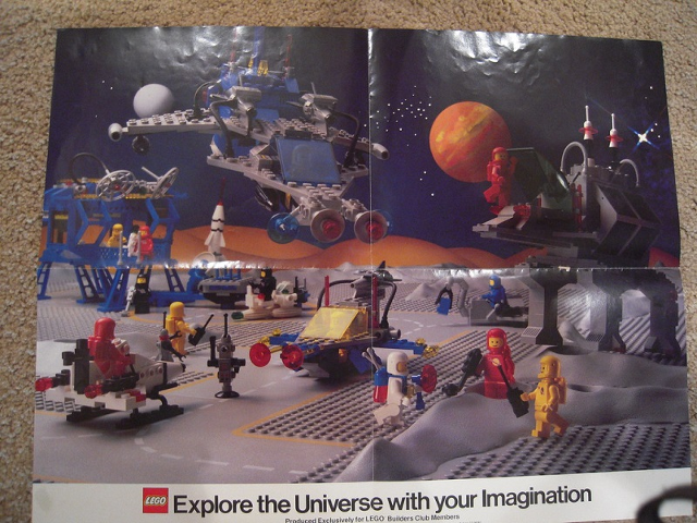 Space Poster 1986 (Exclusive for Lego Builders Club)