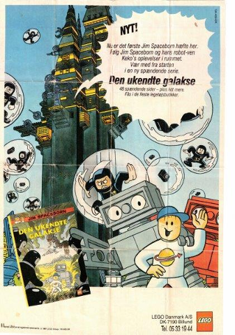 Space Poster 1987 Jim Spaceborn Danish (104.402-DK)