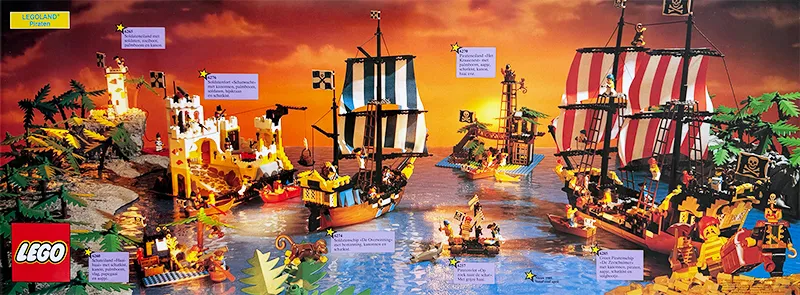 Pirates Poster 1989 LEGOLAND (Dutch)