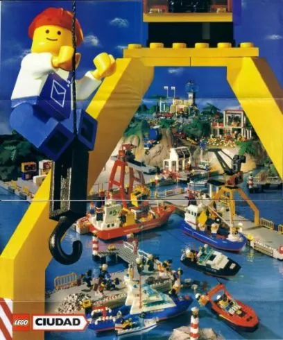 Town Poster 1991 Spanish with Contest on Reverse (921797-E)