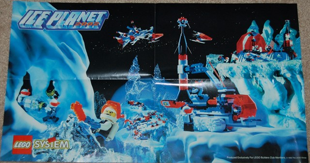 Space Poster Large 1993 (Ice Planet 2002 - Exclusive for Lego Builders Club)